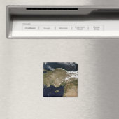 Aimant Vue satellite de la Turquie (In Situ (Lave-vaisselle))