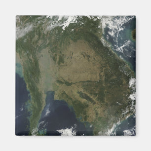 Aimant Vue satellite de l'Indochine