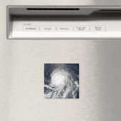 Aimant Vue satellite de l'ouragan Celia (In Situ (Lave-vaisselle))