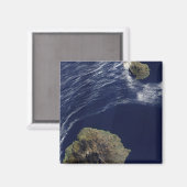 Aimant Vue satellite des Îles-du-Prince-Édouard (Recto/Verso)