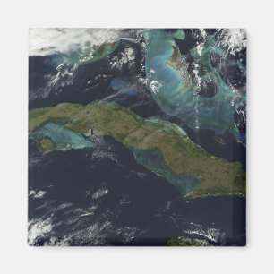 Aimant Vue satellite du Cuba