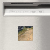 Aimant Vue satellite du Maroc (In Situ (Lave-vaisselle))