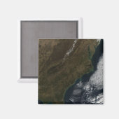 Aimant Vue satellite du sud-est des États-Unis (Recto/Verso)