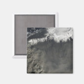 Aimant Vue satellite d'un panache de cendres 4 (Recto/Verso)