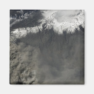 Aimant Vue satellite d'un panache de cendres 4