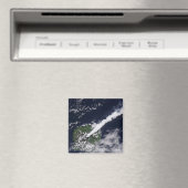 Aimant Vue satellite d'un panache épais et riche en vapeu (In Situ (Lave-vaisselle))
