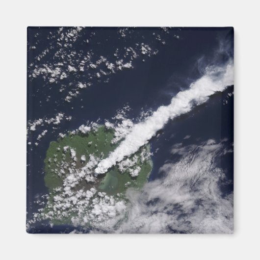 Aimant Vue satellite d'un panache épais et riche en vapeu (Devant)