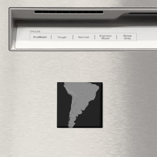 Aimant Vue stéréoscopique de l'Amérique du Sud (In Situ (Lave-vaisselle))