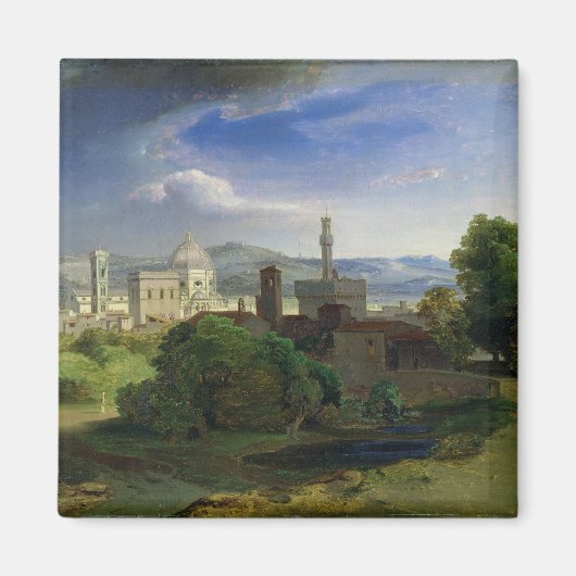 Aimant Vue sur Florence, vers 1829 (Devant)