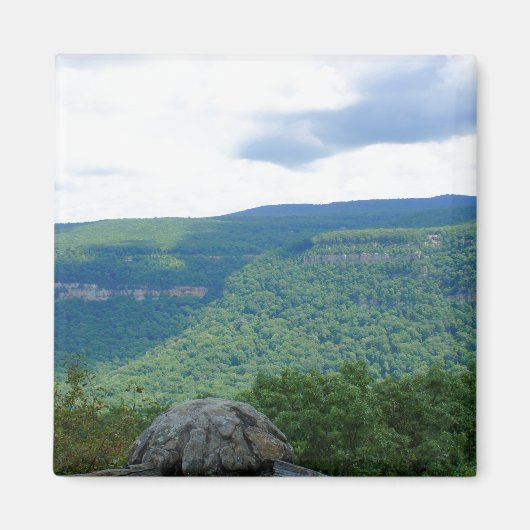 Aimant Vue sur la montagne (Devant)