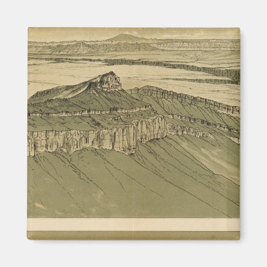 Aimant Vue sur la Plate-forme de Marble Canyon (Devant)