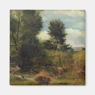 Aimant Vue sur la rivière Sid, près de Sidmouth, c.1852