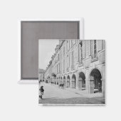 Aimant Vue sur l'arcade de la place des Vosges (Recto/Verso)