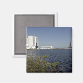 Aimant Vue sur le bassin, navette spatiale Atlantis (Recto/Verso)