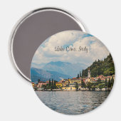 Aimant Vue sur le lac de Côme, Italie (Recto/Verso)