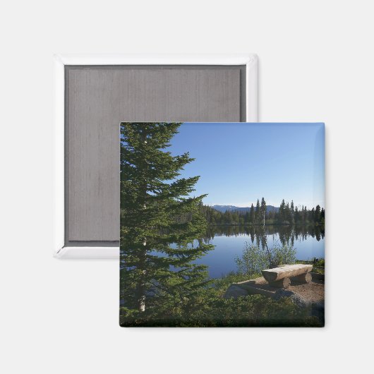Aimant Vue sur le lac Sprague (Recto/Verso)