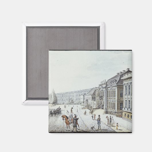 Aimant Vue sur le Palais Royal, Berlin (Recto/Verso)