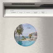 Aimant Vue sur le rivage à Aruba (In Situ (Lave-vaisselle))