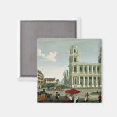 Aimant Vue sur l'église Saint-Sulpice (Recto/Verso)