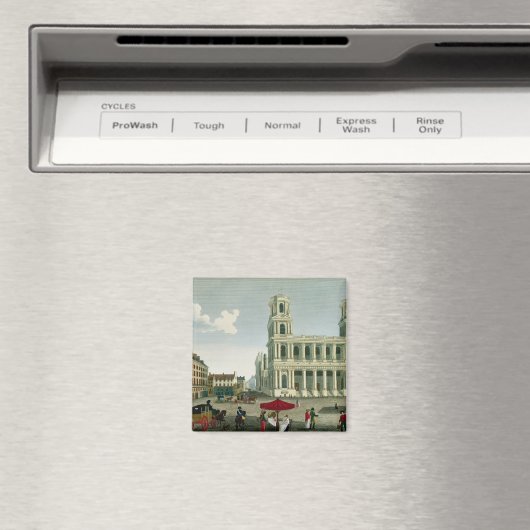 Aimant Vue sur l'église Saint-Sulpice (In Situ (Lave-vaisselle))