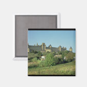Aimant Vue sur les murs de la ville (Recto/Verso)