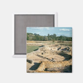 Aimant Vue sur les thermes (Recto/Verso)