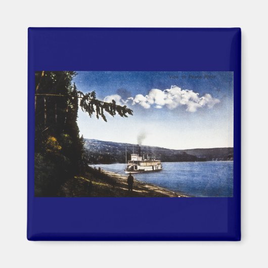 Aimant Vue sur Peace River (Devant)