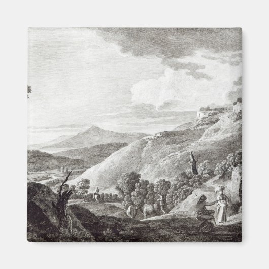 Aimant Vue sur Tarquinia et Corneto (Devant)