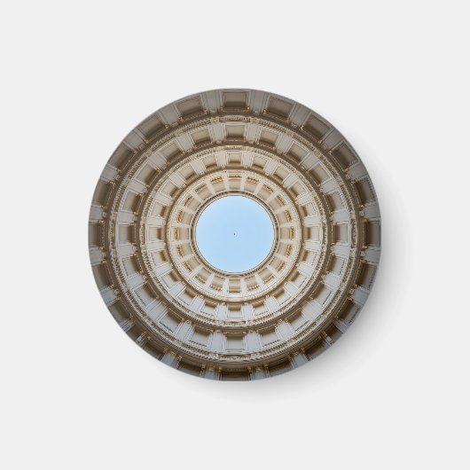 Aimant Vue symétrique vers l'oeil d'un grand dôme (Devant)