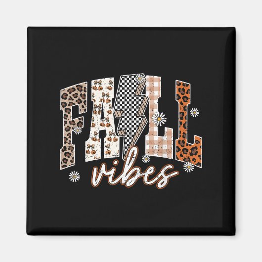 Aimant Vues Automne Fleur de foudre Thanksgiving Automne  (Devant)