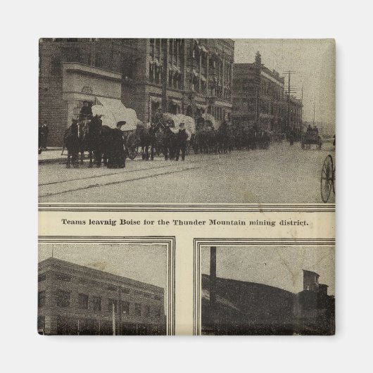 Aimant Vues, Boise, Idaho (Devant)