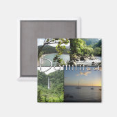 Aimant Vues de l'aimant dominicain (Recto/Verso)