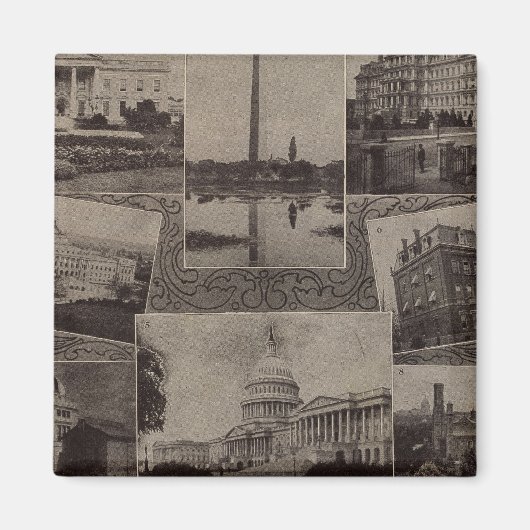 Aimant Vues Washington, DC (Devant)