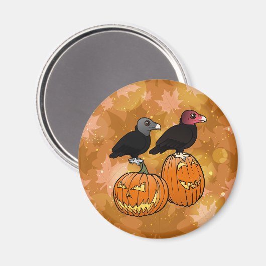 Aimant Vultures Celebrate Halloween! (Recto/Verso)