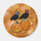 Aimant Vultures Celebrate Halloween! (Devant)