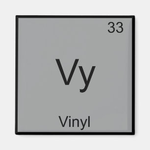 Aimant Vy - Chemise T Vinyl Drôle Symbole Élément Chimie