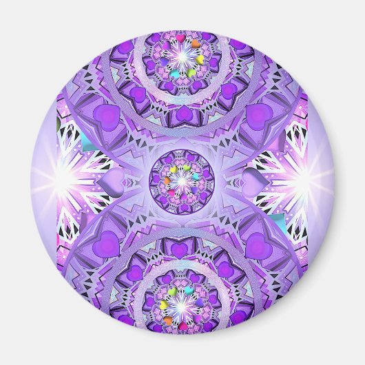 Aimant W2 pourpre (Devant)