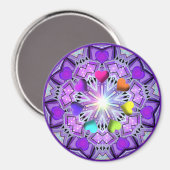 Aimant W2 pourpre (Recto/Verso)