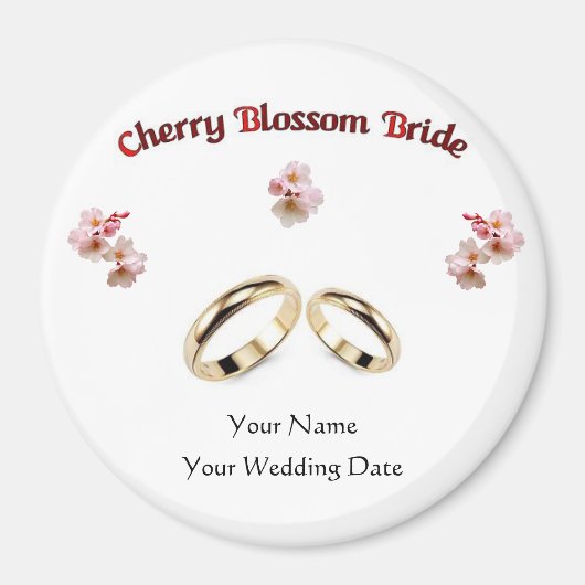 Aimant W34 Faveur de mariage (Devant)