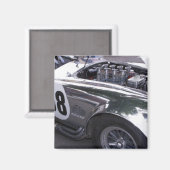 Aimant WA, Seattle, automobile américaine classique. 2 (Recto/Verso)