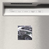 Aimant WA, Seattle, automobile américaine classique. 2 (In Situ (Lave-vaisselle))