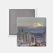 Aimant WA, Seattle, Mont Rainier de Kerry Park (Recto/Verso)