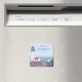 Aimant WA Watercolor Print (In Situ (Lave-vaisselle))