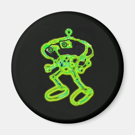 Aimant Wacky Smacky ! Robot MagNEAT-O ! (Devant)