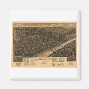Aimant Waco le Texas en 1886