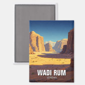 Aimant Wadi Rum Travel (Recto/Verso)