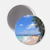 Aimant Waikiki Beach, Oahu, Hawaii (Recto/Verso)