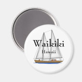 Aimant Waikiki Hawaii (Recto/Verso)