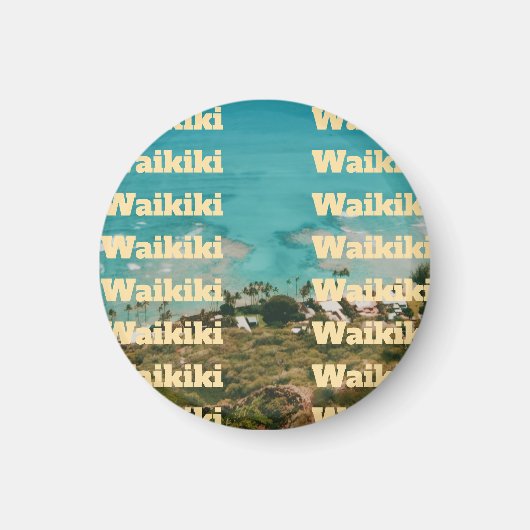 Aimant Waikiki, Honolulu, Oahu, Hawaï (Devant)