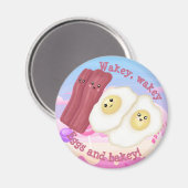 Aimant Wakey, wakey oeufs et bakey ! (Recto/Verso)